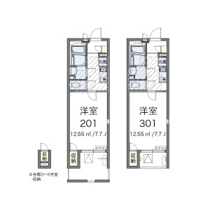 1K Mansion in Ooka - Yokohama-shi Minami-ku Floorplan