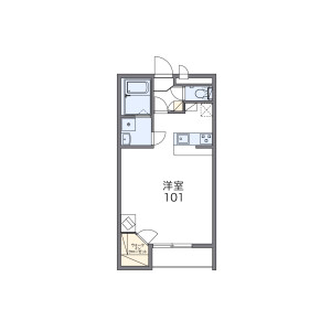 1K Mansion in Oyamachi - Hachioji-shi Floorplan