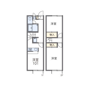 2DK Apartment in Tajimacho - Minokamo-shi Floorplan
