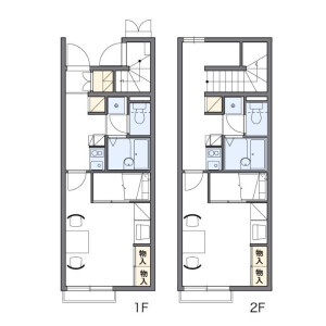 1K Apartment in Obukai - Sakura-shi Floorplan