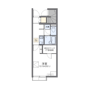 1K Apartment in Minamishinozaki - Kazo-shi Floorplan