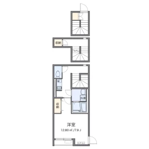 1K Apartment in Sendagaya - Shibuya-ku Floorplan