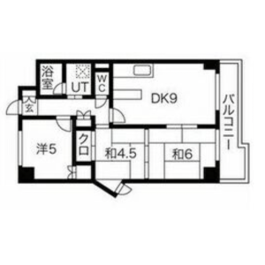 3DK Mansion in Mitsuyaminami - Osaka-shi Yodogawa-ku Floorplan