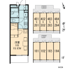 1K Apartment to Rent in Sendai-shi Wakabayashi-ku Layout Drawing