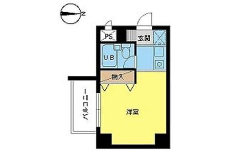 1R Apartment to Rent in Toda-shi Floorplan