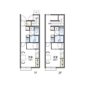 1K Apartment in Oya - Shibata-gun Ogawara-machi Floorplan