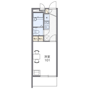 1K Mansion in Tamatsukuri - Osaka-shi Chuo-ku Floorplan