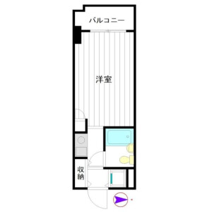 1R Mansion in Kizuki - Kawasaki-shi Nakahara-ku Floorplan