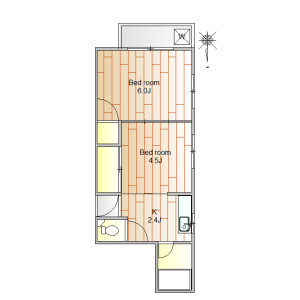 2K Mansion in Mishuku - Setagaya-ku Floorplan