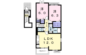 2LDK Apartment in Higashimizumoto - Katsushika-ku