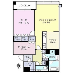 1SLDK Mansion in Jingumae - Shibuya-ku Floorplan