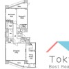 2LDK Apartment to Rent in Shinjuku-ku Floorplan