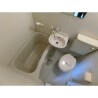 1R Apartment to Rent in Osaka-shi Abeno-ku Bathroom