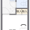 1K Apartment to Rent in Hiroshima-shi Naka-ku Floorplan