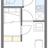 1K Apartment to Rent in Hamamatsu-shi Naka-ku Floorplan