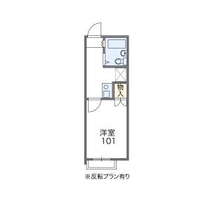 1K Apartment in Tenmabashi - Osaka-shi Kita-ku Floorplan