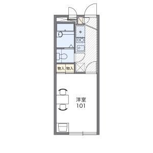 1K Apartment in Masuo - Kashiwa-shi Floorplan