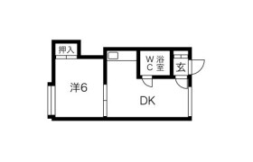 1DK Apartment in Hokkocho - Tomakomai-shi
