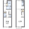 1LDK Apartment to Rent in Kawachinagano-shi Floorplan