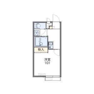 1K Apartment in Ichinotanicho - Kobe-shi Suma-ku Floorplan