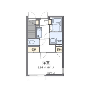 1K Apartment in Saiwaicho - Fuchu-shi Floorplan