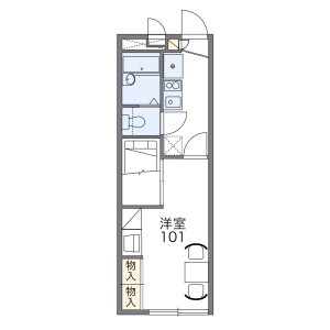1K Apartment in Ikeba - Nagoya-shi Tempaku-ku Floorplan