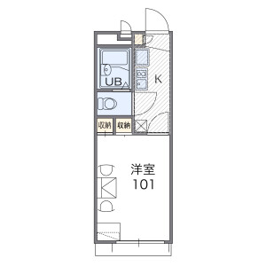 1K Mansion in Nishigamo kanoshitacho - Kyoto-shi Kita-ku Floorplan