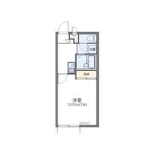 1K Apartment in Nishinarusawacho - Hitachi-shi Floorplan