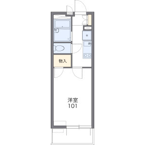1K Mansion in Higashikujo minamikawabecho - Kyoto-shi Minami-ku Floorplan