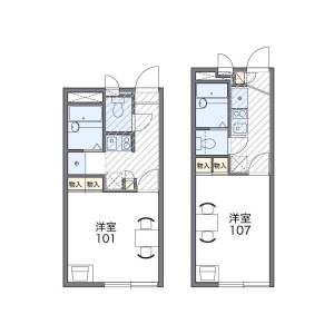 1K Apartment in Jurakumawari nishimachi - Kyoto-shi Nakagyo-ku Floorplan