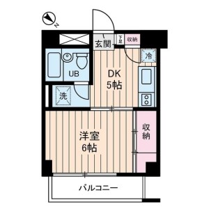 1DK Mansion in Kitami - Setagaya-ku Floorplan