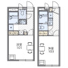 1K Apartment to Rent in Kasukabe-shi Floorplan