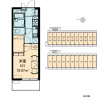 1K Apartment to Rent in Kawagoe-shi Layout Drawing