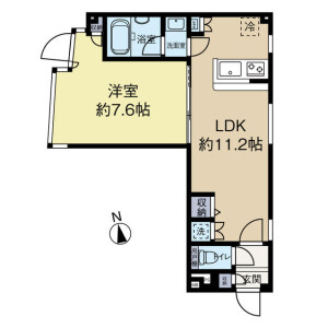 1LDK Mansion in Wakabayashi - Setagaya-ku Floorplan