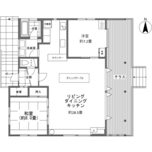 2LDK {building type} in Karuizawa(oaza) - Kitasaku-gun Karuizawa-machi Floorplan