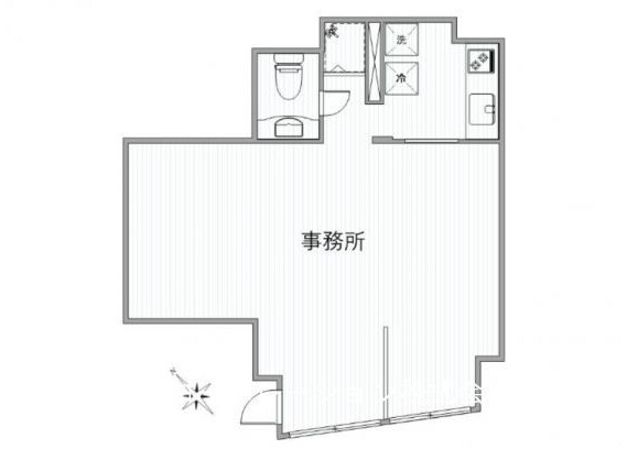 1K Apartment to Buy in Suginami-ku Floorplan