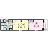 1LDK Apartment to Rent in Koto-ku Floorplan