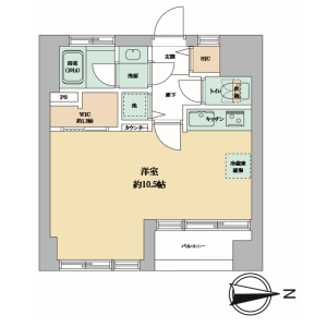 1R {building type} in Koenjiminami - Suginami-ku Floorplan