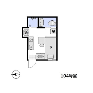 1R Apartment in Ikegami - Ota-ku Floorplan