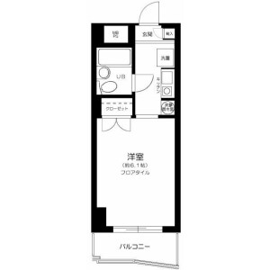 1K Mansion in Kamitakaido - Suginami-ku Floorplan