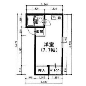 1R Mansion in Higashinodamachi - Osaka-shi Miyakojima-ku Floorplan