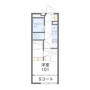1K Apartment in Higashimukojima - Sumida-ku Floorplan