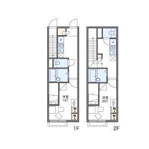 1K Apartment in Emukaecho - Nagoya-shi Nishi-ku Floorplan