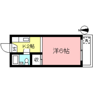 1K Mansion in Shimotakaido - Suginami-ku Floorplan