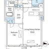 1SLDK Apartment to Rent in Shibuya-ku Floorplan