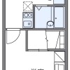 1K Apartment to Rent in Uruma-shi Floorplan