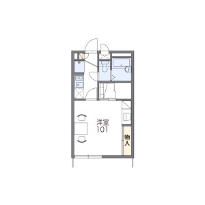 1K Apartment in Shimpukuji - Yuki-shi Floorplan