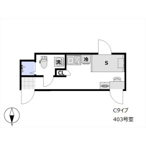 1R Mansion in Higashinippori - Arakawa-ku Floorplan