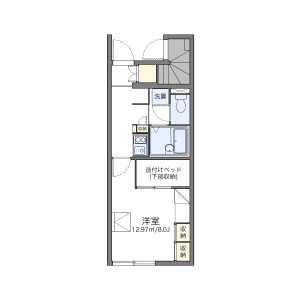 1K Apartment in Misono - Ina-shi Floorplan