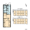 1K 아파트 to Rent in Fuchu-shi Floorplan